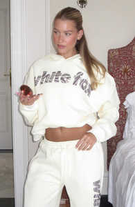 Ensemble de survêtement décontracté 2 pièces pour femme, hiver, uni, brodé, respirant, long - Couleurs et tailles personnalisables - Product Image 6