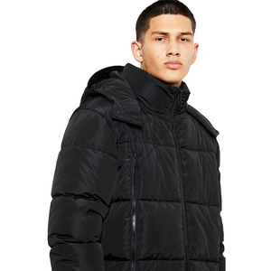 Veste matelassée à bulles personnalisée pour homme, de haute qualité, pour l'hiver, en nylon et polyester léger, OEM, vestes matelassées pour homme personnalisées - Product Image 3