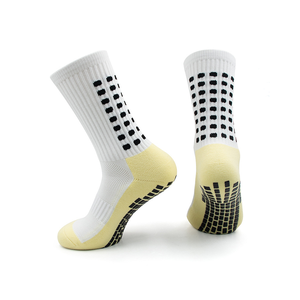 Chaussettes de football antidérapantes pour hommes, nouvelles chaussettes de sport en coton avec maintien de la forme, motif tricoté décontracté, logo pour les jeunes, bas - Product Image 4
