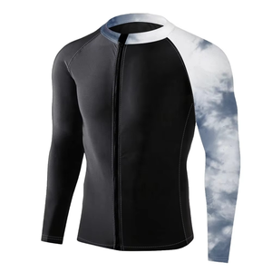 Camiseta de Compresión Personalizada para Entrenamiento de MMA para Hombre, Cuello Redondo, Manga Larga, para Deporte, Fitness, BJJ, Rashguard - Product Image 4