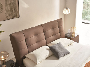 ชุดเตียงเฟอร์นิเจอร์ห้องนอนที่ทันสมัยเตียงหุ้มเบาะคู่แบบหรูหราขนาดใหญ่ - Product Image 5