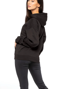 เสื้อฮู้ดสตรีทแวร์ผู้หญิง แขนยาว ทรงหลวม สวมใส่สบาย คุณภาพสูง ไซส์ใหญ่ ผ้าฝ้าย 100% เป็นมิตรกับสิ่งแวดล้อม โดย Ako - Product Image 2