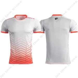 เครื่องผลิตเสื้อยืดโพลีเอสเตอร์ลายสีพื้นพิมพ์ระเหิดเองได้เสื้อยืดคอกลม170สำหรับผู้ชาย - Product Image 5