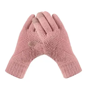 Теплые уличные зимние перчатки с сенсорным экраном для Противоскользящих уличных спортивных перчаток зимние кожаные перчатки из Пакистана