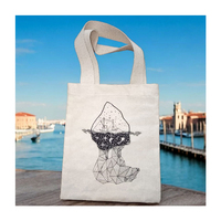 Sac fourre-tout en toile de coton écologique de qualité supérieure, sac de courses réutilisable résistant, sac de transport pour épicerie, sac fourre-tout avec logo personnalisé, sac en coton imprimé