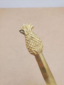 Abrecartas de piña de latón grande de latón AK en abridor estándar con acabado pulido para artículos estacionarios/uso de oficina - Product Image 2