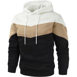 Sweat à capuche pour homme avec logo personnalisé pull uni blanc épais avec sweats à capuche brodés à impression personnalisée bon marché - Product Image 6