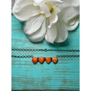 Collar con Forma de Corazón de Plata de Ley y Ostra Espinosa Tia Long para Regalo - Product Image 2