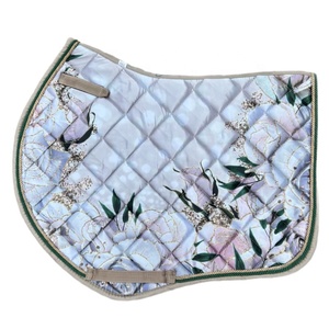 Tapis de Selle de Dressage et de Saut en Coton Sublimé, Matériau en Satin, Personnalisable, Sublimation, 2025 - Product Image 3