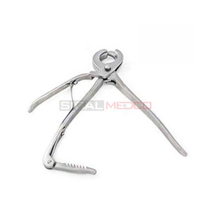 คีมตัดอวัยวะเพศสัตว์ Reimers Emasculator 3 แขน ทำจากสแตนเลส ทนทาน ใช้ได้กับม้า วัว โค ใช้ซ้ำได้ สำหรับโรงพยาบาลสัตว์ - Product Image 5