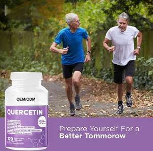 Diskon Besar-besaran Suplemen Vegetarian <span class=keywords><strong>Super</strong></span> Kekebalan Tubuh Mendukung Quercetin Kapsul Keras - Product Image 3