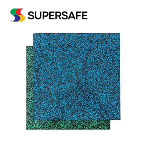 Venta directa de fábrica rentable Suelo de goma duradero, absorbente de ruido y resistente a los rayos UV Supersafe para suelo de área de juego - Product Image 4