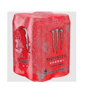 Bulk Supply Monster Energy Ultra Red 500 ml Energy Drink High Quality Refreshing Sweet Flavor Premium <b>Beverage</b> For Wholesale - Product Image 2
