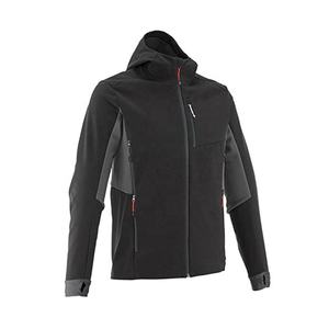Veste Softshell d'extérieur ajustée pour homme avec capuche Veste respirante imperméable et fonctionnelle coupe-vent Rouge Bleu Blanc Gris - Product Image 5