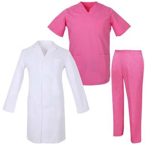 Conjunto de Bata y Pantalones de Laboratorio MISEMIYA - Unisex, Sanitario, Hecho en Sri Lanka - Product Image 1