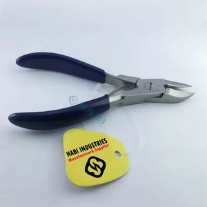 Coupe-ongles robuste en acier allemand avec poignée bleue personnalisée, coupe-ongles incurvés pour les ongles épais des bébés, pince à ongles - Product Image 5