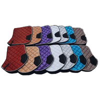 Tapis de selle CST 253 S-box en mousse respirante à paillettes dorées, amortisseur de chocs pour dressage et saut d'obstacles, pour chevaux, usage équestre, logo personnalisé