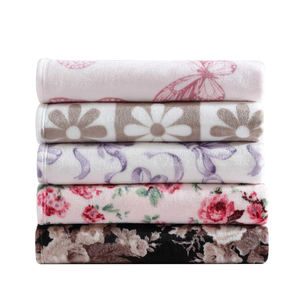 High Quality Customized Coral Fleece <b>Throw</b> Blanket Soft Cozy Warm Lightweight Simple Style Cotton Custom Size for Sofa Bed - Product Image 6