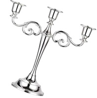 Amson Brass AB-4509 Candelabre à 5 bras en aluminium pour mariage et Noël, finition dorée, luxe, fait main, décoration pour la maison et l'hôtel