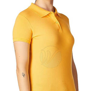 Chemise en coton de haute qualité pour femmes, col roulé, manches courtes, décontractée, mode estivale, respirante, design simple sur le devant, imprimé uni - Product Image 5