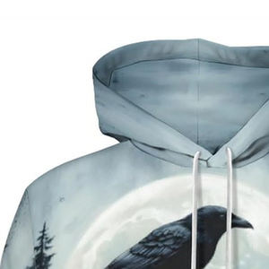 Venta al por mayor nueva llegada sudaderas con capucha de impresión digital para los hombres de alta calidad básicos de algodón de los hombres de gran tamaño Sudadera con capucha impresa digital - Product Image 4