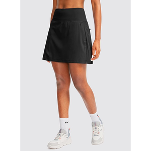 ชุดกระโปรงกอล์ฟชุบทันสมัยสำหรับผู้หญิงกระโปรงสั้นลายสก๊อตกระโปรงสั้นสั้นสำหรับฤดูใบไม้ร่วงผ้าคาดเอวสูง - Product Image 3