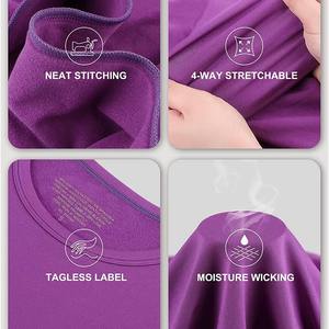 Conjunto interior térmico ecológico ligero hecho a medida de alta calidad para adultos, capa Base cálida de invierno, cantidad mínima de pedido baja - Product Image 5
