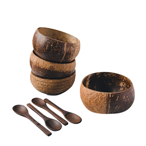 Multi-purpose <b>Coconut</b> Shell <b>Bowls</b> High Quality Natural <b>Coconut</b> Shell <b>Bowls</b> and Spoons Set Biodegradable <b>Coconut</b> <b>Bowls</b> - Product Image 1