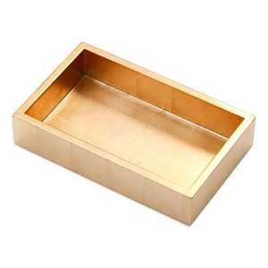 Porta Servilletas de Laca Dorado, Diseño Creativo Ashley, Caja de Pañuelos Creativa para Bodas, Alta Calidad - Product Image 3