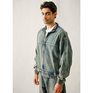 Veste en jean de qualité supérieure, coupe unisexe tendance, matière résistante, idéale pour les acheteurs occasionnels et les partenaires en gros - Product Image 2