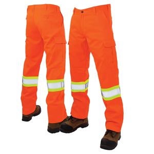 Pantalones de Trabajo de Algodón de Alta Calidad, Personalizados, con Múltiples Bolsillos, Lavados, para Hombre - Product Image 1