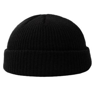 Solid Color Outdoor Warm Customize Winter Hats Skull <b>Caps</b> for <b>Men</b> Women Embroidery logo Cuffed Beanie - Product Image 1