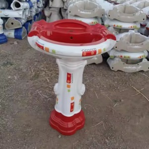 Tocador de baño en relieve de diseño europeo con fregadero Lavabo de cerámica Soporte Pedestal Art Basin - Product Image 4