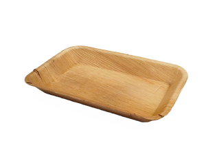 Platos y Bandejas Redondos Tradicionales Desechables de Hoja de Palma Areca, Ligeros, Ecológicos, Biodegradables y Compostables para Fiestas - Product Image 4