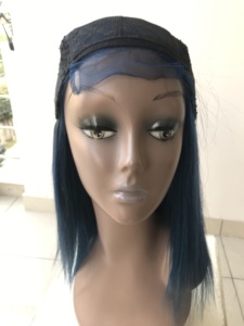 Pelucas de cabello humano brasileño virgen con cierre de encaje HD para mujeres negras, pelo liso y sedoso transparente - Product Image 5