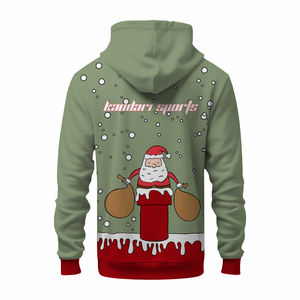 Sweat à capuche pour homme en coton 100% uni, manches régulières, col à capuche, vente chaude d'hiver, décontracté, broderie de basket-ball, poche surdimensionnée - Product Image 6