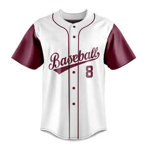 2025 nuevo estilo personalizado impreso béisbol Softball uniforme tela de alta calidad envío rápido equipo desgaste uniforme de béisbol proveedor - Product Image 5