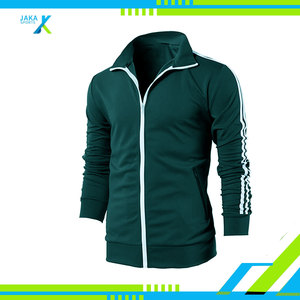 Mens Autumn Slim Fit Active <b>Track</b> <b>Jacket</b> Lightweight Knitted Zip Quick Dry Printed Customized Sportswear Casual Running Gym - Product Image 4
