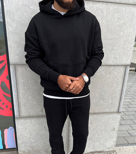 Survêtement en coton personnalisé de haute qualité Ensemble sweat à capuche et jogging pour hommes pulls à capuche surdimensionnés pantalons de survêtement - Product Image 3
