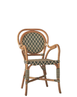 Chaise de salle à manger en rotin minimaliste de luxe Parfaite pour les hôtels, villas, appartements, parcs et chambres à coucher intérieurs/extérieurs