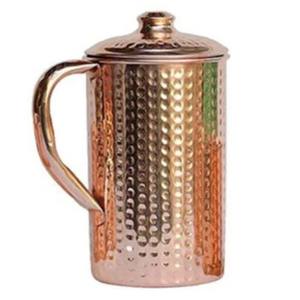 Jarra de Agua de Cobre Premium de Gran Capacidad con Tapa y Asa, Ecológica, Sublimada, para Uso en el Hogar, Cocina, Oficina y Exteriores - Product Image 3