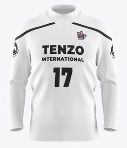 Custom 2025 Vintage Ice Hockey Jersey Breathable 100% <b>Polyester</b> Throwback Design with Front Logo Team Name Custom Made - Product Image 2
