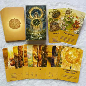 Jeu de tarot Oracle du Temps français, tarot traditionnel français pour la divination et l'interprétation - Product Image 4