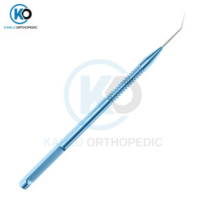 Lester IOL manipulateur pointe à Angle longueur 9mm poignée ronde, longueur totale 118mm Instruments ophtalmiques - Product Image 4