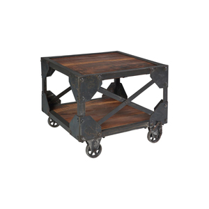 Table basse en bois massif de style industrialVintage meubles de salon de luxe meilleure maison ensemble de chambre à coucher centre de cuisine ensemble de restaurant - Product Image 5