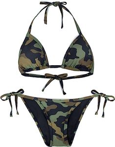 Summer Sexy Solid 100% Cotton Underwire Bikini Sets for Women Bras Tops Tie Side <b>Thong</b> Swimsuit <b>Beach</b> Bathing Suit Brazilian - Product Image 1