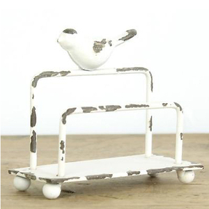 ที่ใส่จดหมายทำจากไม้โบราณและโลหะสำหรับโต๊ะที่ใส่จดหมายแบบทันสมัยสำหรับโฮมออฟฟิศที่ใส่เอกสารกระดาษใบเสร็จ - Product Image 2