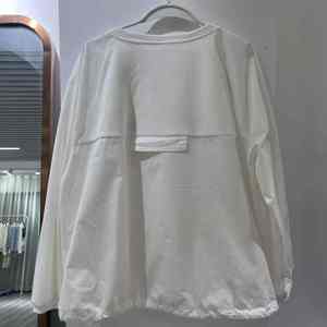 Décontracté Tendance Printemps Nouveau Design Style Patchwork Polyvalent T-shirt Couleur Unie - Product Image 4