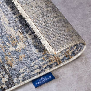 พรมปูพื้น Villeroy & Boch 1871 Netline Home Abstract ขนสั้น กว้าง 4 เมตร ผลิตด้วยเครื่องจักร โพลีเอสเตอร์ คลาสสิก สำหรับห้องนั่งเล่นและทางเดิน - Product Image 4