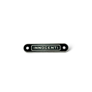 Emblema trasero del asiento "Innocenti" Lambretta LI + TV + SX - Product Image 1